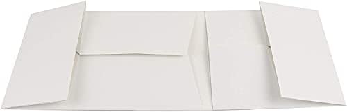 O'CREME White Square Cake Box 8 x 8 x 5 Inch, with Scalloped Window, Kraft Paperboard Bakery Box with Auto-Popup Window - Pack of 5 - Image 7