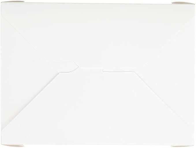 Restaurantware-Bio Tek 8.5 x 6.3 x 2 Inch Food Containers, 200 Durable Noodle Boxes - Disposable, Sustainable, White Paper 49-Ounce Takeout Boxes, Rectangle, For Takeouts, Or Picnics - Image 17