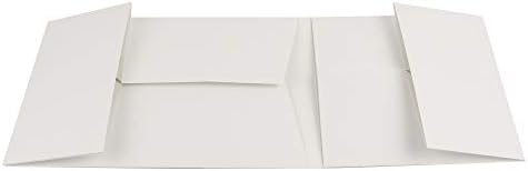O'CREME White Square Cake Box 9 x 9 x 5 Inch, with Scalloped Window, Kraft Paperboard Bakery Box with Auto-Popup Window - Pack of 25 - Image 7