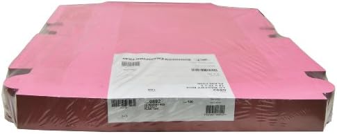 Southern Champion Tray 0892 Pink Paperboard Non-Window Lock-Corner Bakery Box, 14" Length x 10" Width x 5" Height (Case of 100) - Image 3