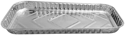 PACTOGO 10" x 5" x 1" Disposable Aluminum Foil Oblong Danish Cake Pans - Ideal Baking Tins for Sweets, Cakes, Cookies, Brownies (Pack of 100) - Image 7