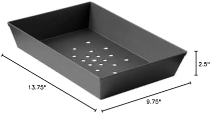 Lloyd Pans Kitchenware Perforated Detroit Style Pizza Pan 10 by 14 by 2.5 Inch - PSTK - Image 3