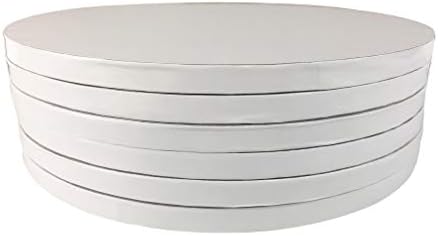 18 Inch Cake Board Drums Round, 6-Pack, White, Sturdy 1/2" Thick for Heavy Or Multi-Tiered Cakes - Image 7