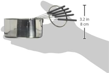 Norpro Grip-Ez Stainless Steel Measuring Cups, 5-Piece, Silver - Image 4