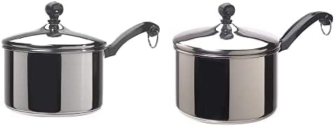 Farberware Classic Stainless Steel 2-Quart Covered Saucepan with Farberware Classic Series Stainless Steel 3-Quart Covered Saucepan by Unknown