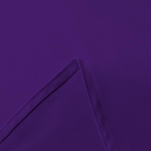 sancua Purple Round Tablecloth 60 Inch Diameter for 20-48 Inch Tables - Image 7
