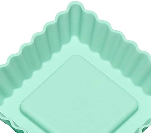 LURCH Germany Flexiform Silicone Mini Squared Tartlet - Set of 6 - Pastel Mix - Image 7