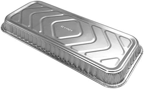 PACTOGO 12" x 5" x 1" Disposable Aluminum Foil Oblong Danish Cake Pans - Ideal Baking Tins for Sweets, Cakes, Cookies, Brownies (Pack of 25) - Image 7