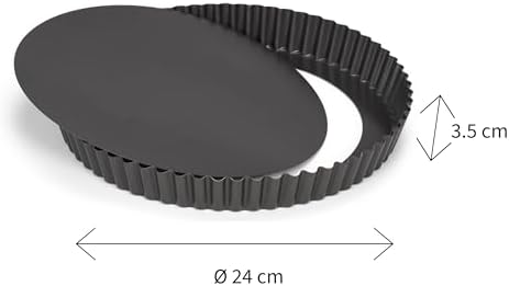 Patisse Quiche Pan with removable bottom - 24 cm and 9-1/2” Diameter - Image 3