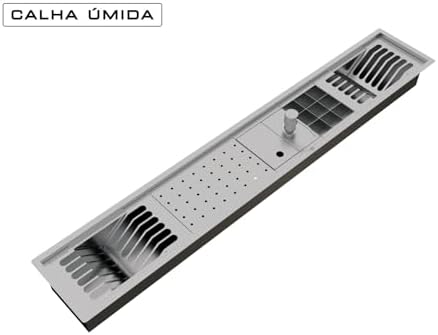 Calha Umida Stainless Steel Top Mounted Dish Drying Rack, Space-Saving Dish Rack, Dish Racks for Kitchen Counter, Durable Stainless Steel Kitchen Drying Rack with a Cutlery Holder 5M DPTE - Image 6