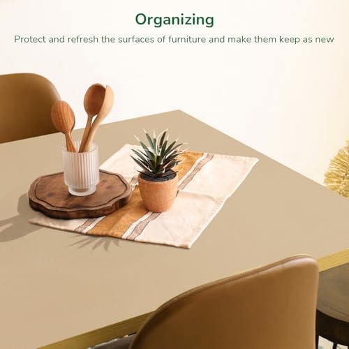 Non-Slip Drawer and Shelf Liner for Kitchen Beige 11.8In x 20FT - Image 7