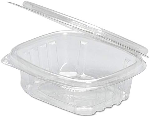 Genpak AD24, 24 oz. Clear hinged Container, 200 ct. by Genpak