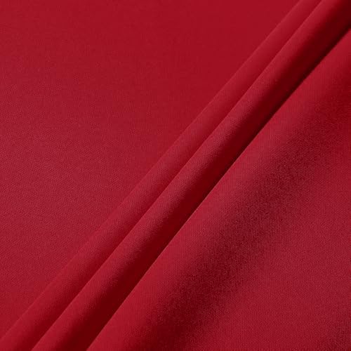 sancua Round Tablecloth 48 Inch Fits 20-36 Inch Tables, Christmas Red - Image 6