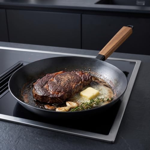 Alva Forest 2-Piece Professional Carbon Steel Cookware Set - Pre-Seasoned Non-Toxic Frying Pans - Chemical-Free, Traditional Cooking Surface - All Stovetop Compatible & Fast-Heating - Image 6