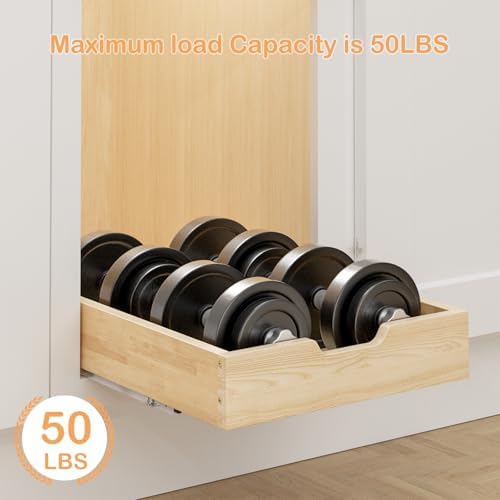 Pull Out Drawers for Cabinets, 16½” W x 21” D Soft Close Slide Out Drawers for Kitchen Cabinets, Cabinet Pull Out Shelves Requires At Least 17½” Cabinet Opening - Image 6