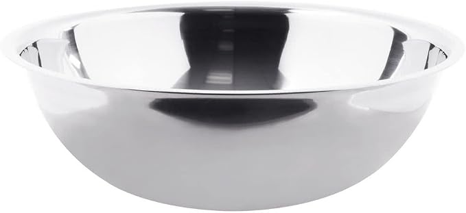 Betolla 20 Quart Stainless Steel Mixing Bowl – Medium Weight Flat Base Prep Bowl with Polished Mirror Finish for Baking, Cooking & Food Prep - Image 9