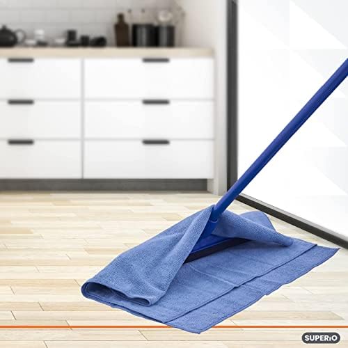 Superio Microfiber Squeegee Mopping Towel Extra Large Miracle Cloth 20 x 30 Streak Free Microfiber Floor Cloth-Rag for Cleaning House, Kitchen, Bathroom-Scratch Free- 6 Pack - Image 6