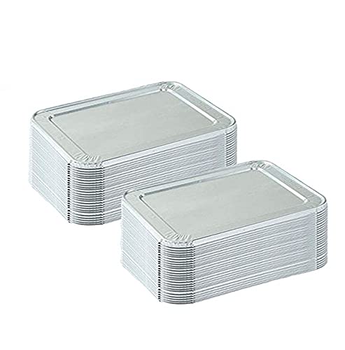 Tiger Chef Half Size Steam Table Aluminum Foil Lids for Pans 13 x 10.5 X .38 inches 100-Pack by TigerChef