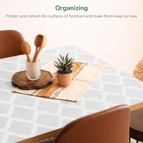 Shelf and Drawer Liner for Kitchen Cabinets Non-Slip Gray 24In x 30FT - Image 6