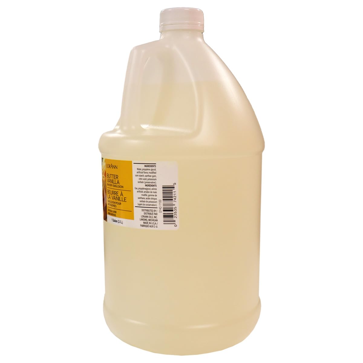 LorAnn Oils Butter Vanilla Bakery Emulsion: True Essence, Ideal for Boosting Fruit Tones in Cakes, Cookies & Desserts, Gluten-Free, Keto-Friendly, Extract Substitute Essential for Your Kitchen