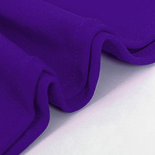 Peomeise 50pcs Purple Spandex Chair Sashes with Buckle Slider for Wedding, Party Decoration - Image 7