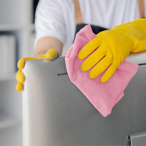 Avalon Towels Microfiber Cleaning Cloths (Value Pack of 12) - Size 12 x 12 Inches, Highly Absorbent Cleaning Rags, Lint Free, Reusable and Washable, Microfiber Towels for Cars - Image 7
