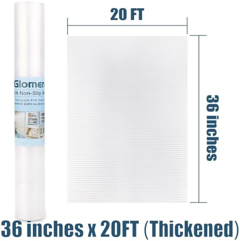 Shelf Liner, Non-Slip Cabinet Liner, Washable Oil-Proof for Kitchen Cabinet, Shelves, Refrigerator, Storage, Desks, 36 Inches x 20 FT, Non Adhesive Drawers Liner… (36 Inches x 20 FT, Thickened) - Image 7