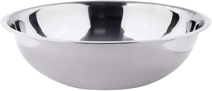 Betolla 13 Quart Stainless Steel Mixing Bowl – Medium Weight Flat Base Prep Bowl with Polished Mirror Finish for Baking, Cooking & Food Prep - Image 8