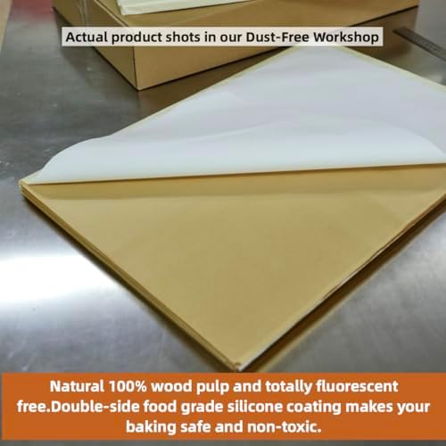 20x30" 1200 Bulk Sheets Unbleached Heavy-Duty Extra Large Parchment Paper | Food grade non-stick & greaseproof, oven safe for baking trays, pizza stones, bakery, catering & food service use - Image 7