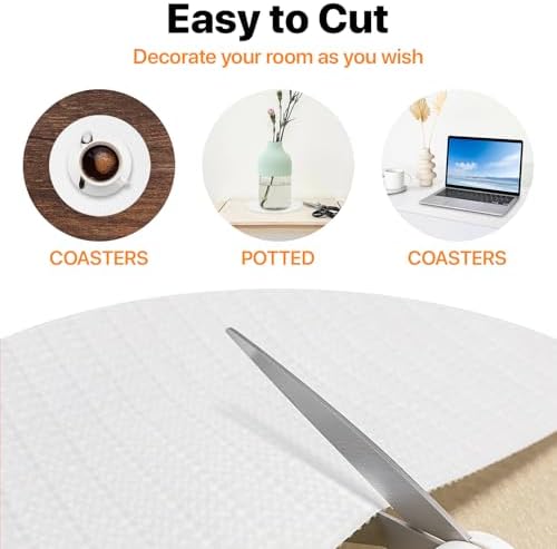 Niviy Shelf Drawer and Cabinet Liner for Kitchen, 12in x 20FT Waterproof Washable Shelf Liners for Cabinets Non-Adhesive Thickened with Knife and Tape Measure, Easy to Clean, White - Image 6