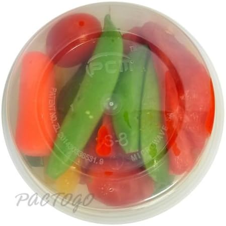PCM 8 oz. Heavy Duty Round Deli Food Soup Plastic Container w/Lid 100% BPA Free (Pack of 48 Sets) - Image 9