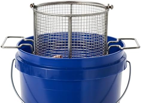 Dip N’ Drain – Stainless Steel Part Cleaning Strainer Basket for 2-Gallon Buckets (Bucket Included) | 1/4″ Mesh, Swing Handle, Perfect for Mechanics, Auto Parts, Garage, Shop & Home Workshop Cleaning - Image 6