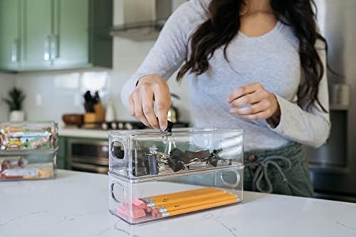 ClearSpace Plastic Pantry Organization and Food Storage Bin – Great Kitchen Organization and Kitchen Storage – Fridge Organizer Bins, Pantry Storage – 6 Pack | Clear food storage bins keep pantry, fridge, and kitchen essentials organized while maximizi... - Image 6