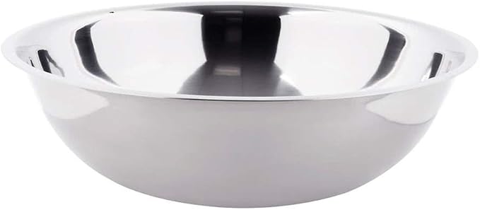 Betolla 16 Quart Stainless Steel Mixing Bowl – Medium Weight Flat Base Prep Bowl with Polished Mirror Finish for Baking, Cooking & Food Prep - Image 7