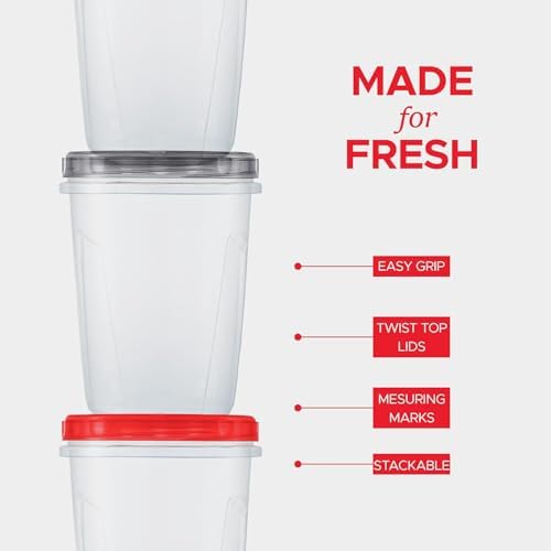 Tafura Freezer Containers, 10 Pack, 32 Oz, Leakproof BPA-Free Lids | Twist-top screw-on closures help prevent spills during storage, transport, and meal prep. - Image 7