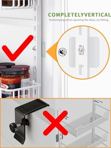 9-Tier Over Door Pantry Organizer, Metal Hanging Storage for Kitchen - Image 6