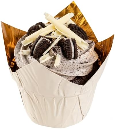 Restaurantware Cupcake Liners 500 Pack of 3.9 oz Foil Paper Baking Cups Oven-Safe Muffin Liners Disposable Greaseproof Ramekins Heavy-Duty for Appetizers and Cheesecakes - Image 6
