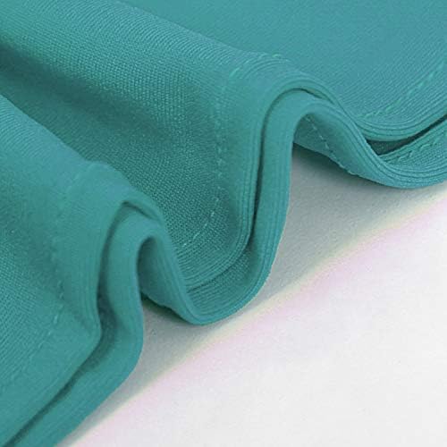 Peomeise 25pcs Turquoise Spandex Chair Sashes with Buckle Slider for Wedding, Party Decoration - Image 7