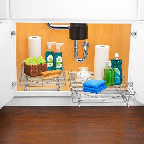 LYNK PROFESSIONAL® Pull Out Cabinet Organizer, Kitchen Slide Out Drawer - Image 6