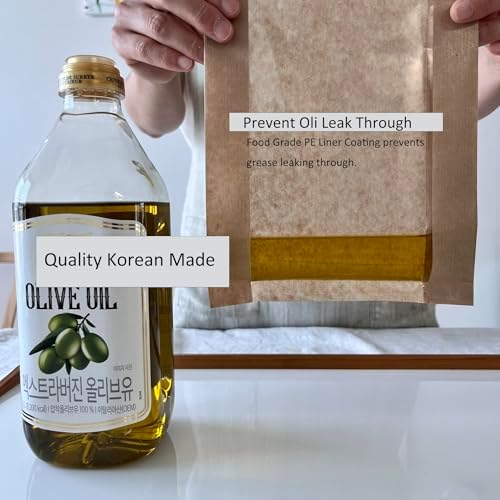 100 Pcs cozymomdeco Korean Made Bakery Bags with Window, Paper Sandwich Bags, Donut To Go, Bakery for Treat, Snack, Cookie Packaging,Pastry Bags (Brown) (Small) (Pack of 4) - Image 6
