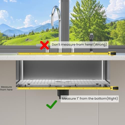 Sink Bottom Grid 29-1/2" X 15-9/16", Centered Drain with Corner Radius 3/8" - Image 7