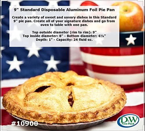 KitchenDance Medium Depth Disposable Aluminum Pie Pans - 9 Inches Round Foil Baking Pan Perfect for Home, Small Business - Aluminum Foil Pans for Baking, Storing, and Preparing Food, Pack of 500 - Image 7