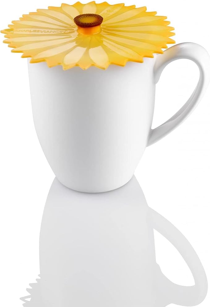Charles Viancin - Sunflower Silicone Lid for Food Storage and Cooking - 6''/15cm - Airtight Seal on Any Smooth Rim Surface - BPA-Free - Oven, Microwave, Freezer, Stovetop and Dishwasher Safe - Image 6