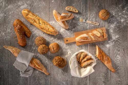 Zenker 6 Bread Trays, Perforated Baking Mould for Crispy Rolls, Non-Stick Coating Prevents Sticking, Heat Resistant up to +230°C, 34 x 22 x 3 cm - Image 5