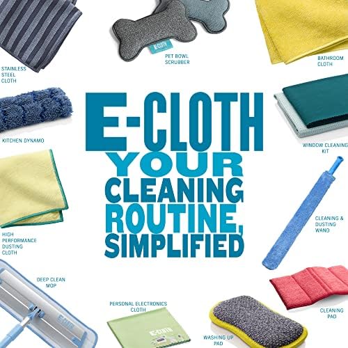 E-Cloth Glass & Polishing Cloths, Premium Microfiber Glass Cleaner, Great for Windows, Glass and Mirrors, Washable and Reusable, 100 Wash Guarantee, Assorted Colors, 1 Pack - Image 7