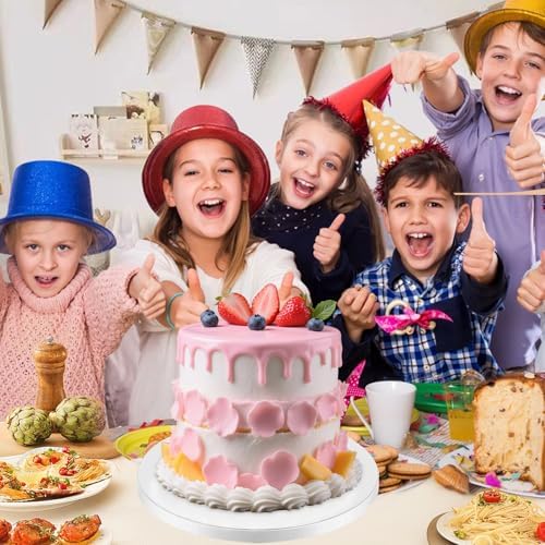 18 Inch Cake Board Drums Round, 4-Pack, White, Sturdy 1/2" Thick Heavy Or Multi-Tiered Cakes for Bithday Wedding Party. (18inch(4pack)) - Image 7