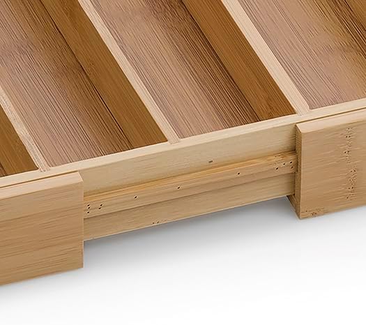 kela Kalma 12013 Cutlery Tray, Drawer Divider with 8聽Compartments, Removable,聽35聽x 43聽x 6.5聽cm, Bamboo, Bamboo, Bamboo, 7 F盲cher - Image 5