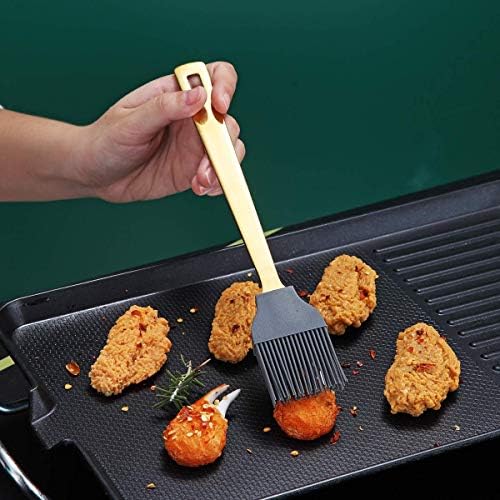 Berglander Gold Basting Brush, Kitchen Brush For Cooking With Titanium Gold Plating, Barbeque Brush, Pastry Brush, BBQ Brush, Dishwasher Safe, Easy to Clean - Image 6
