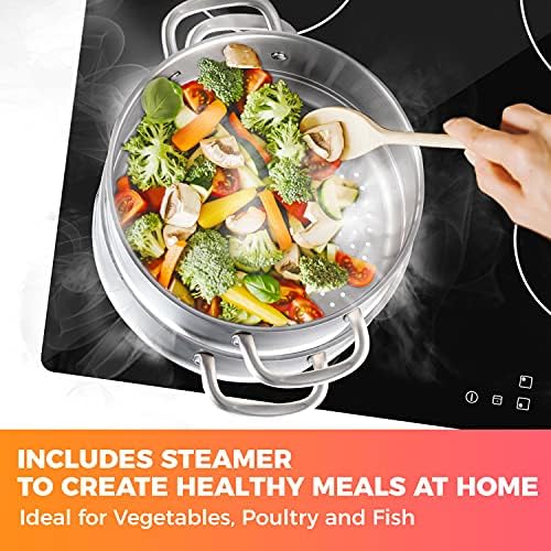 Mueller Pots and Pans Set 11-Piece, Ultra-Clad Pro Stainless Steel Cookware - Image 7