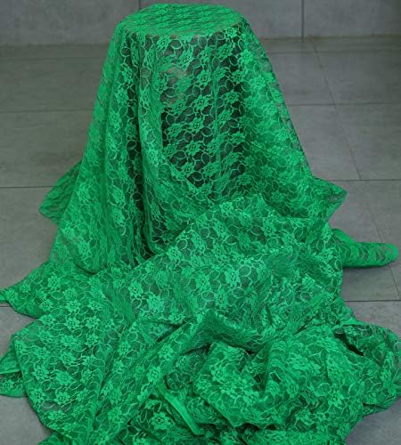 VDS Pack of 20 Floral Lace Table Runners Centerpiece Cloth Linen for Wedding Bithday Graduation Engagement Ceremony Events Party Banquets Table Decoration (12x108 inch) (Green) - Image 5